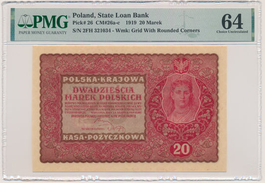 20 marek 1919 – II Serja FH – PMG 64